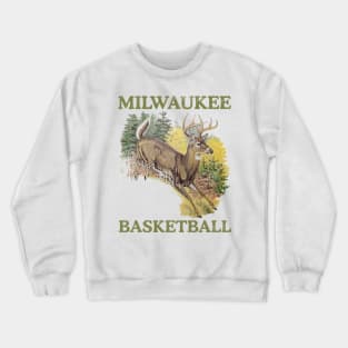 Milwaukee Basketball Truck Stop Tee Crewneck Sweatshirt